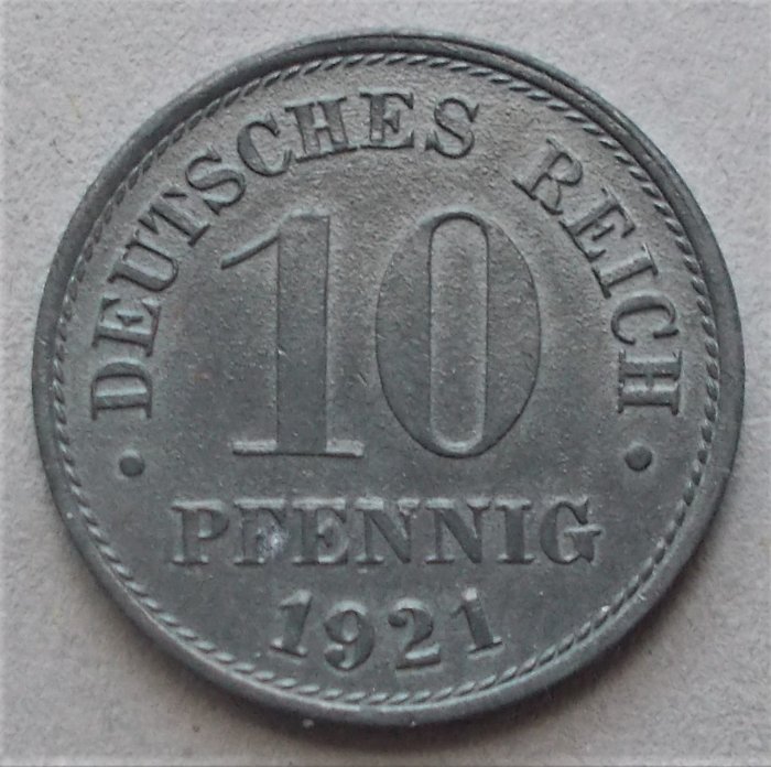 1921-German-10-Pfennig